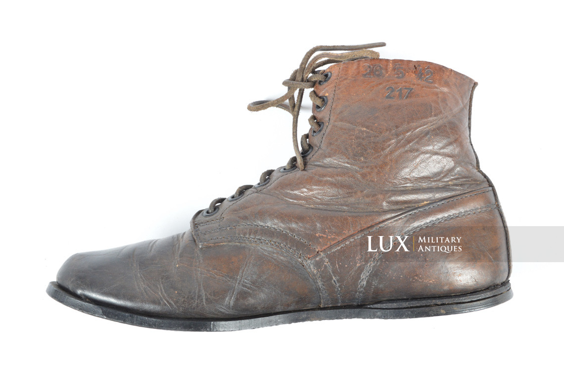 Mid-war Luftwaffe airplane mechanics / pilots service low boots - photo 23