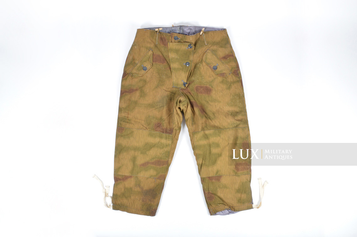 German Heer / Luftwaffe tan/water pattern winter camouflage combat pants - photo 4