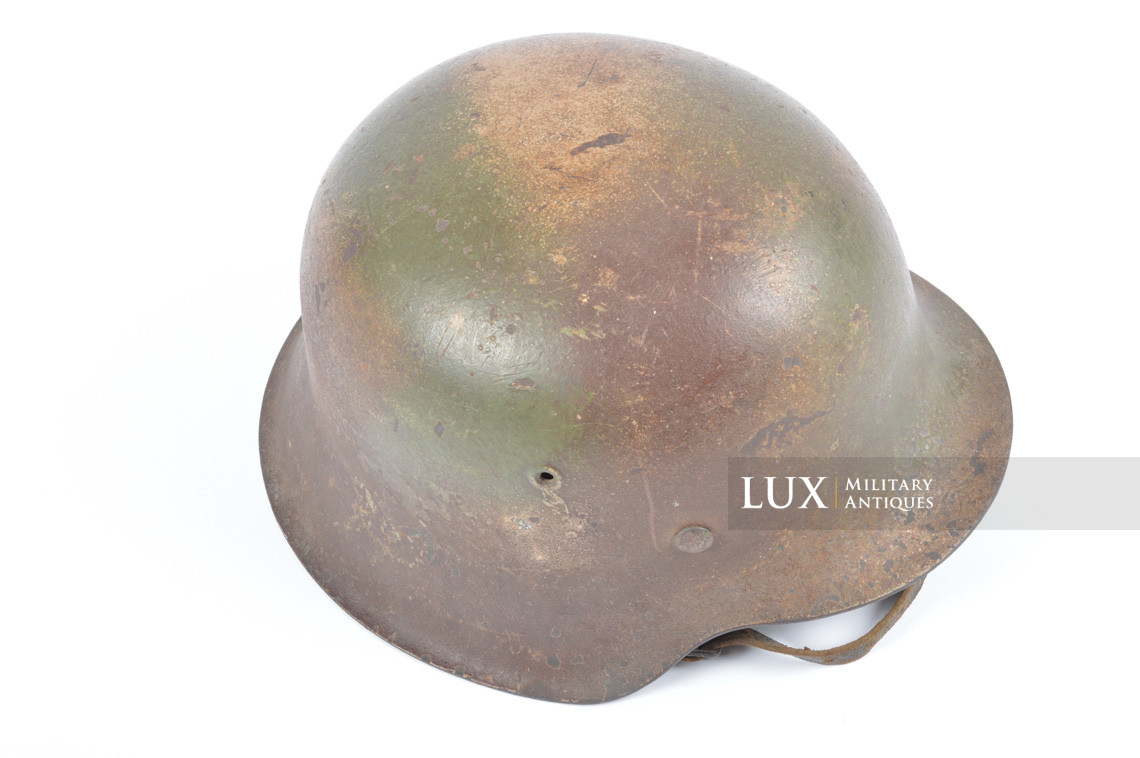 M42 Waffen-SS three tone camouflage combat helmet, « NORMANDY » - photo 15