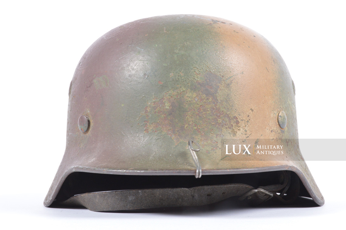 M35 Luftwaffe three tone camouflage combat helmet, « NORMANDY » - photo 8