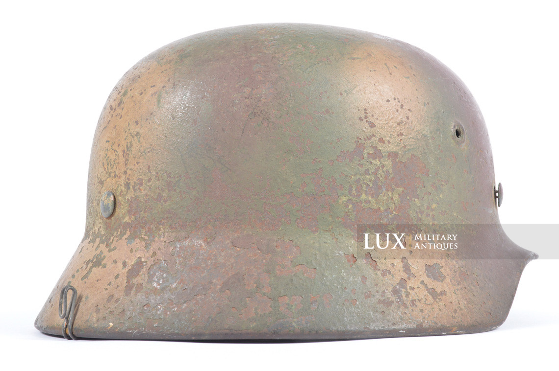 M35 Luftwaffe three tone camouflage combat helmet, « NORMANDY » - photo 10