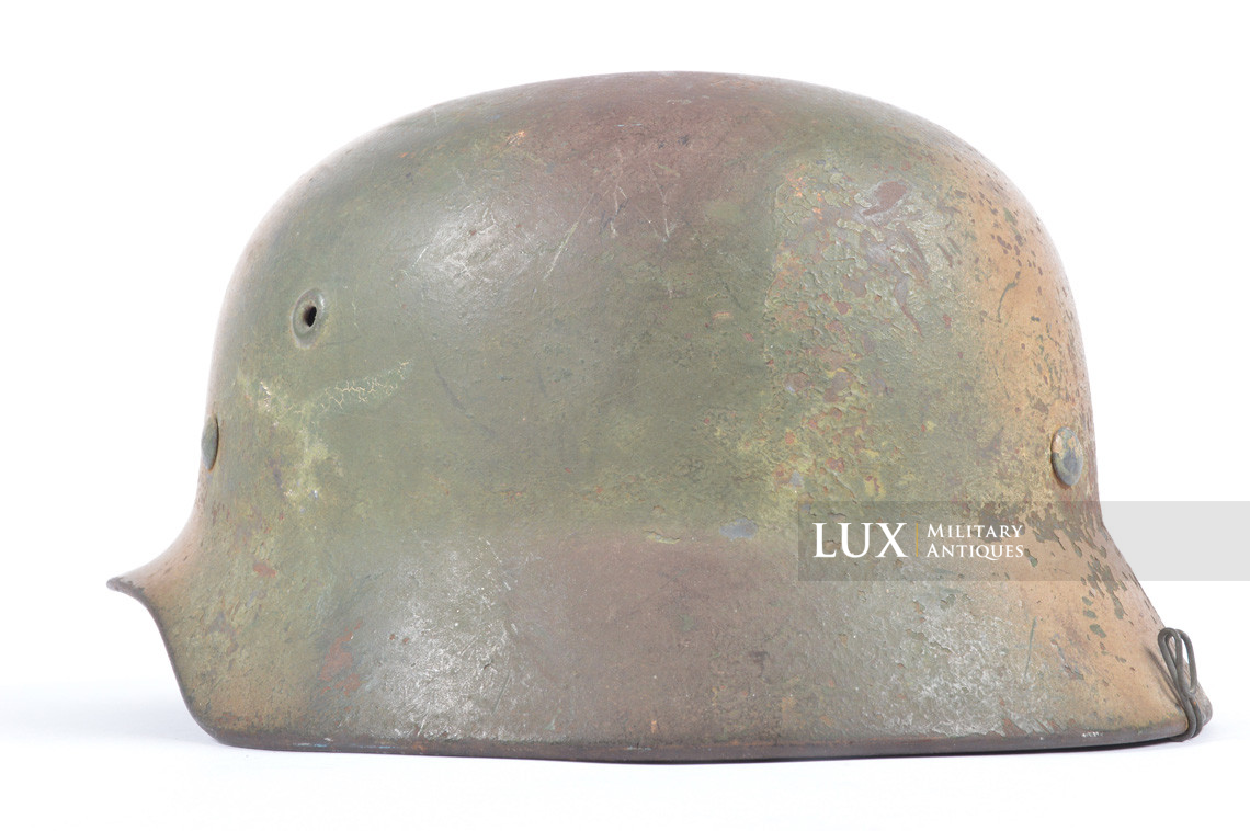 M35 Luftwaffe three tone camouflage combat helmet, « NORMANDY » - photo 12