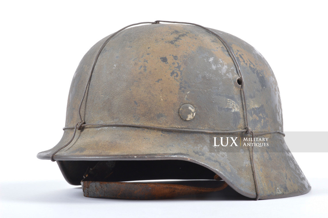 Casque M35 Luftwaffe camouflé deux tons avec fil de fer - photo 7