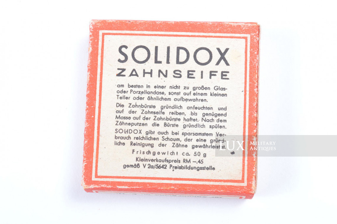 German toothpaste « SOLIDOX » - Lux Military Antiques - photo 9