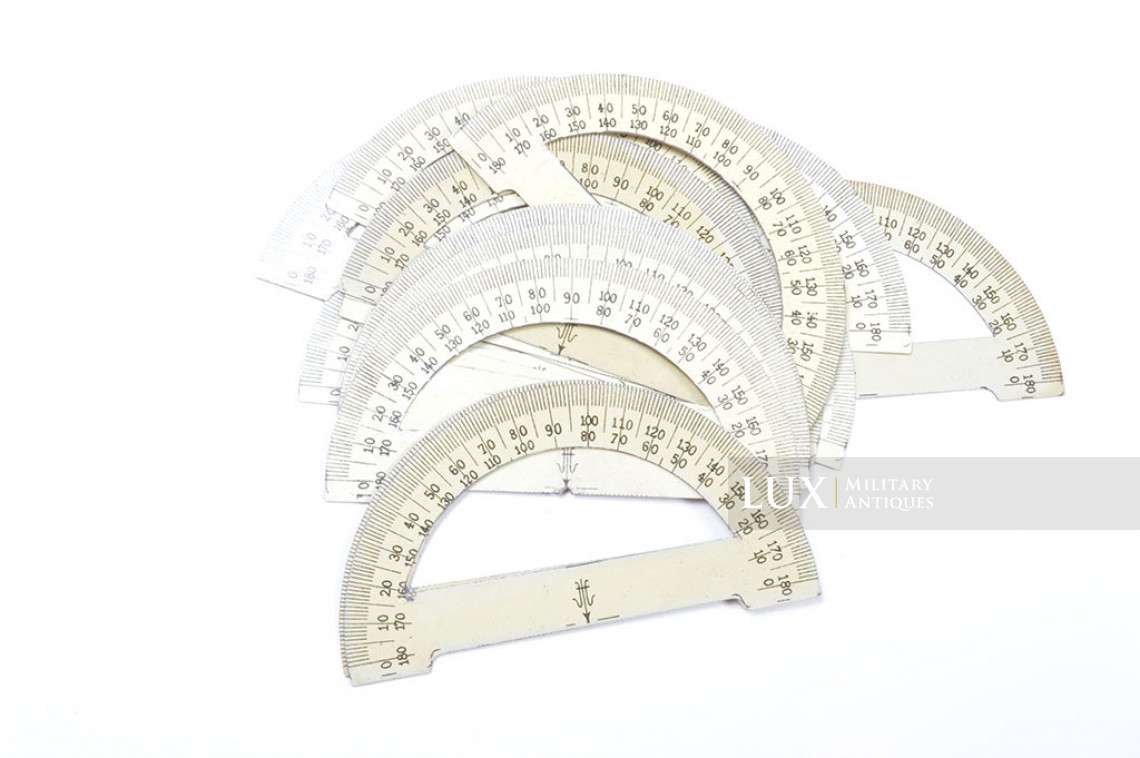 German map measuring protractor, « stamped steel » - photo 8