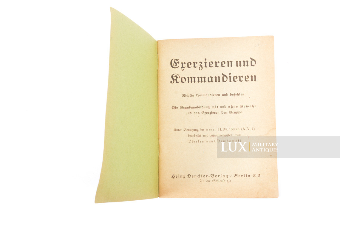 German command training booklet - Lux Military Antiques - photo 7