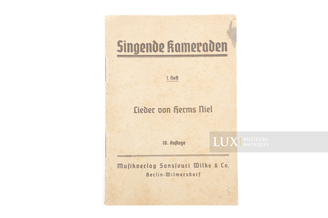 German Soldier's songs booklet, « Singende kameraden » - photo 4