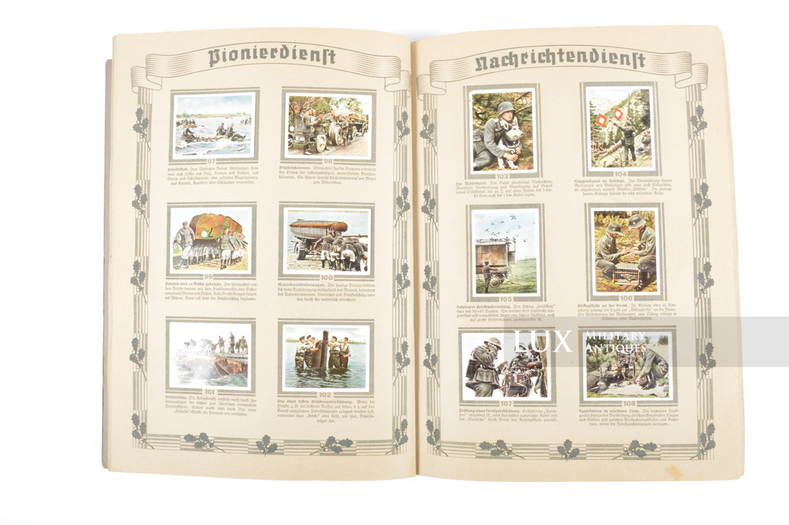 Album allemand de cartes à collectionner, « Die Deutsche Wehrmacht » - photo 11