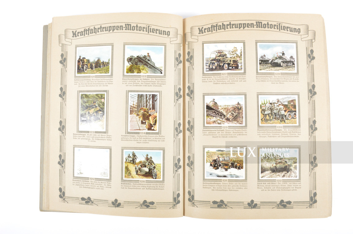 Album allemand de cartes à collectionner, « Die Deutsche Wehrmacht » - photo 12