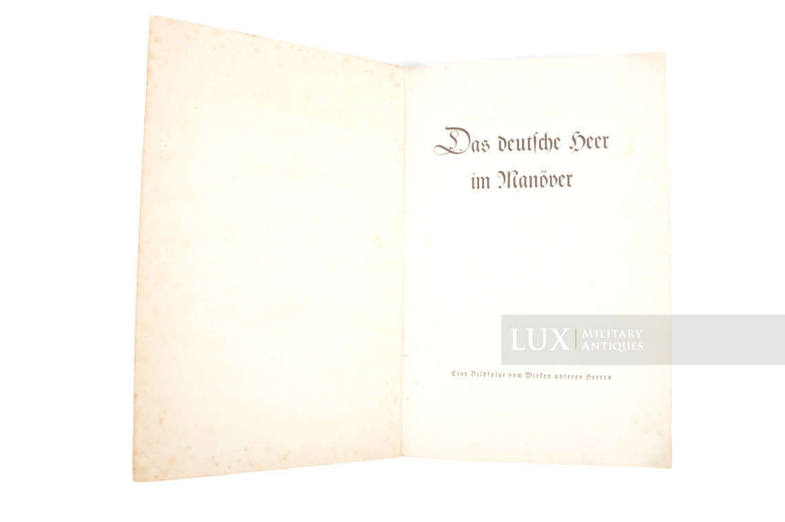 German Sammelbilder album « Das Deutsche Her im Manöver » - photo 7