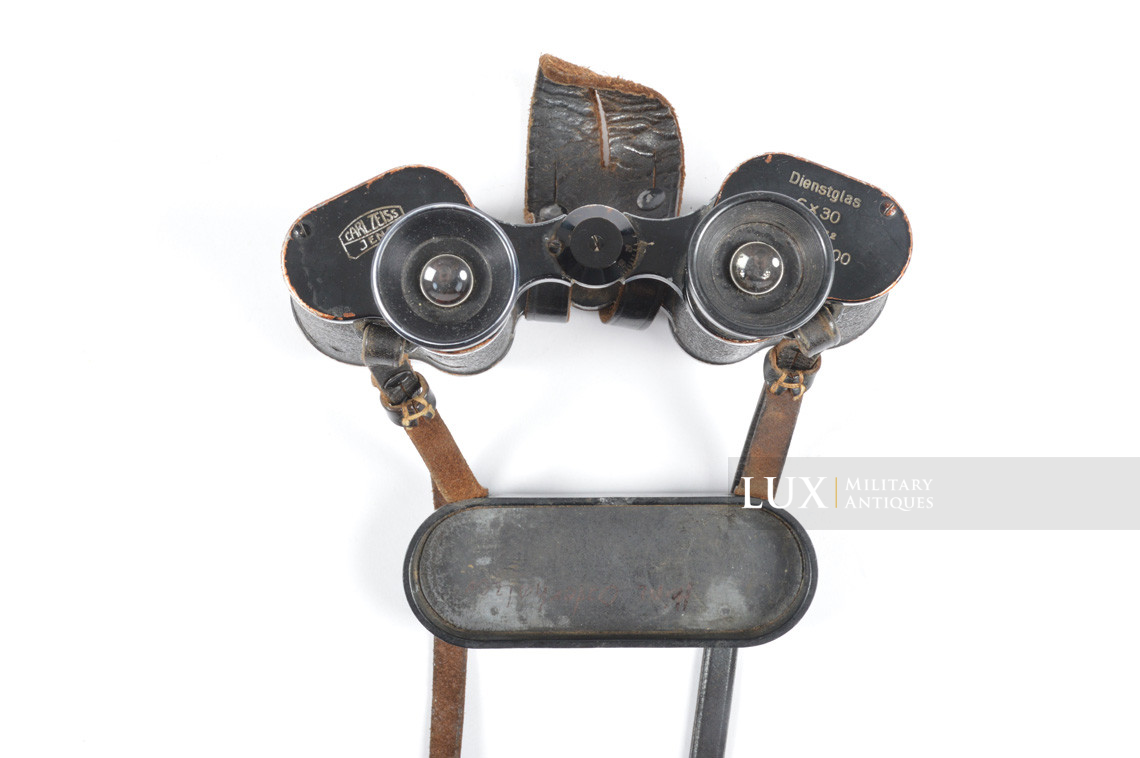 Paire de jumelles allemandes Dienstglas 6x30, « CARL ZEISS », nominative - photo 9