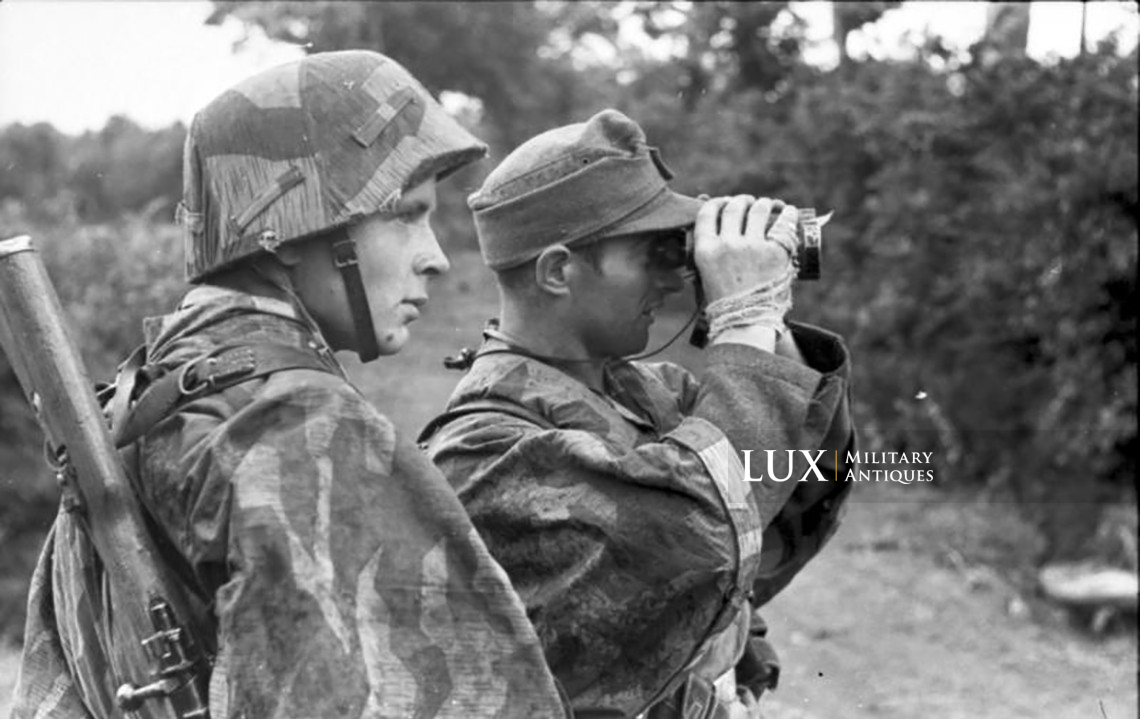 German Army issue splinter camo helmet cover, « LAGO » - photo 7