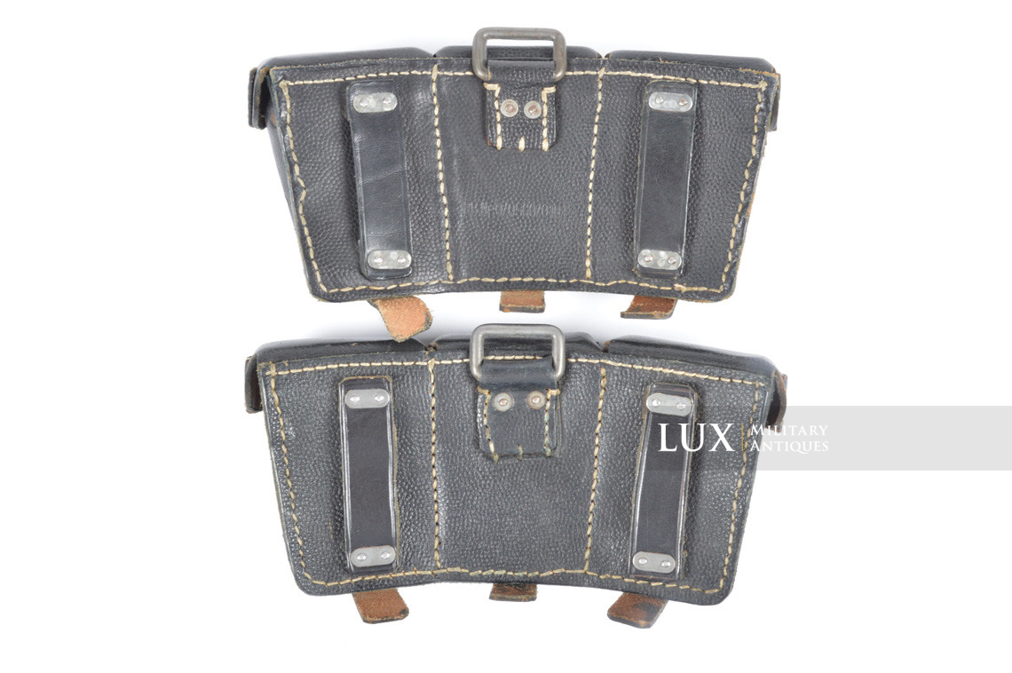 Unissued matching pair of late war k98 ammunition pouches, « RBNr. 0/0560/0101 » - photo 7