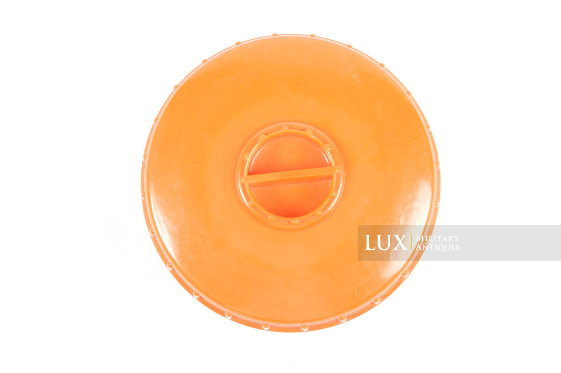 German orange bakelite butterdish - photo 7