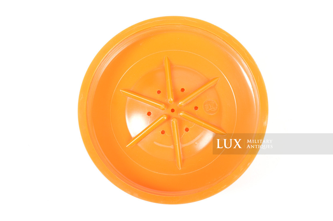 German orange bakelite butterdish - photo 11