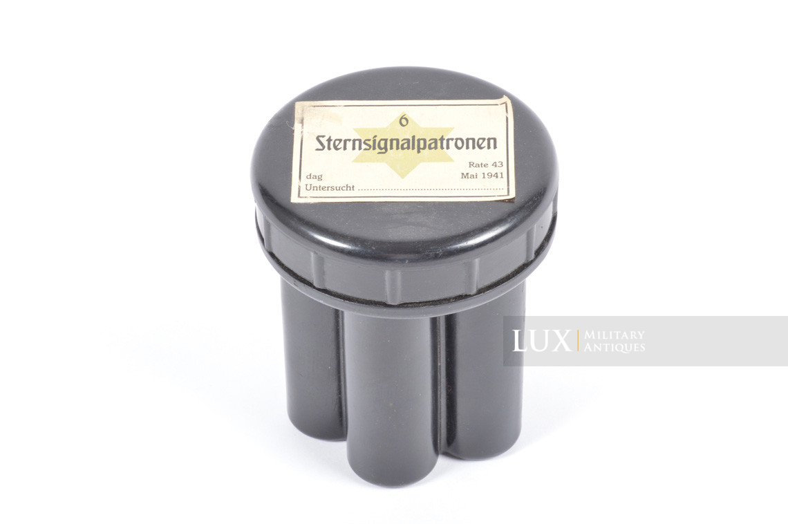 German six round signal flare container, « yellow » - photo 4