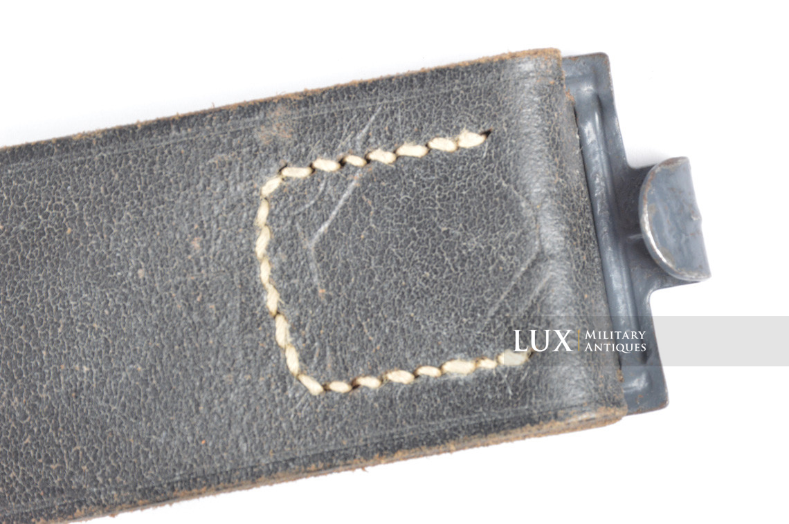 German Luftwaffe combat service leather belt, « 1941 » - photo 8