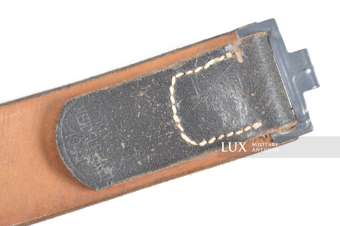 German Luftwaffe combat service leather belt, « 1941 » - photo 11