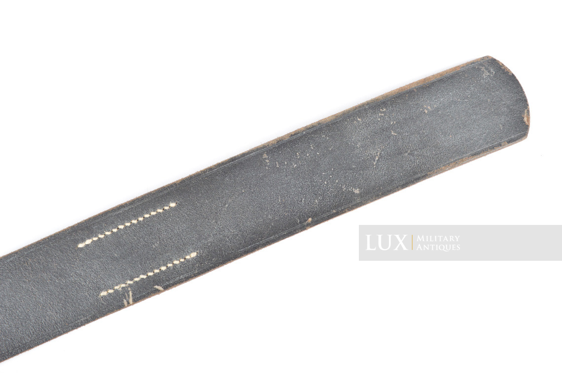 German Luftwaffe combat service leather belt, « 1941 » - photo 14