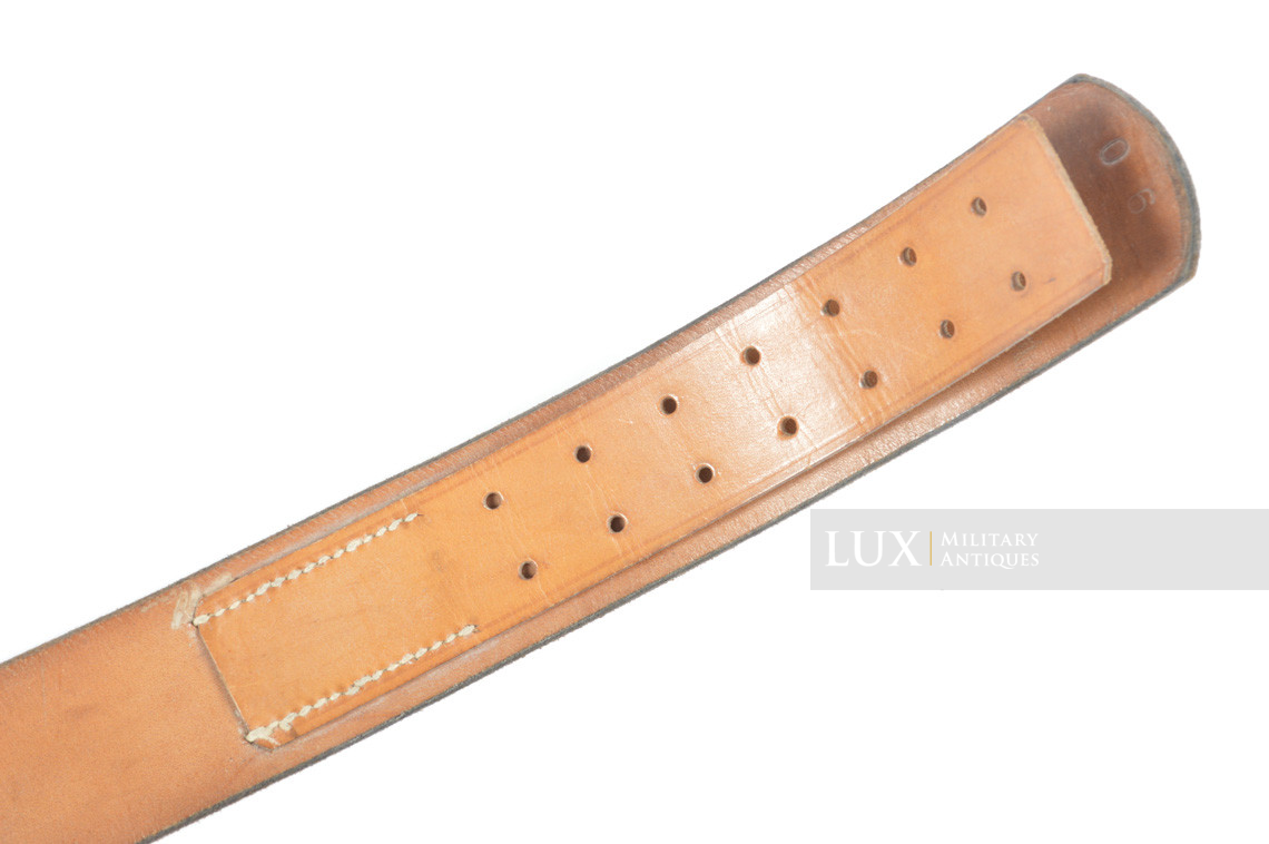 German Luftwaffe combat service leather belt, « 1941 » - photo 16