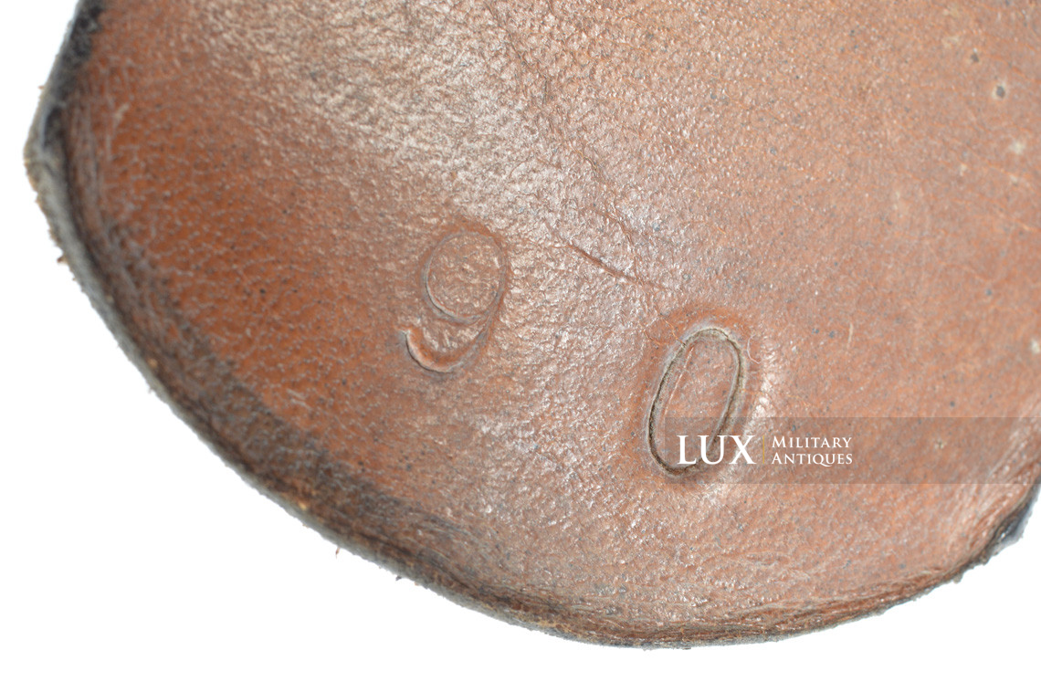 German Luftwaffe combat service leather belt, « 1941 » - photo 18
