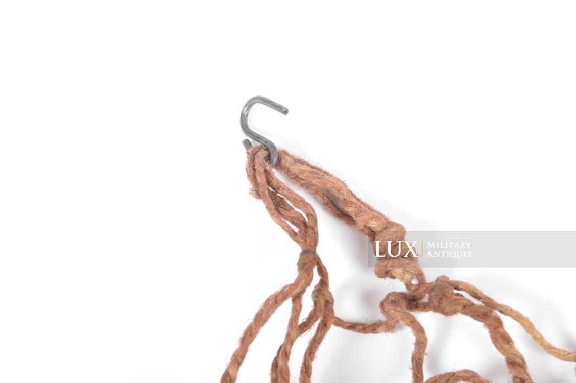 Filet de camouflage début de guerre pour casque allemand, « Tarnnetz » - photo 7
