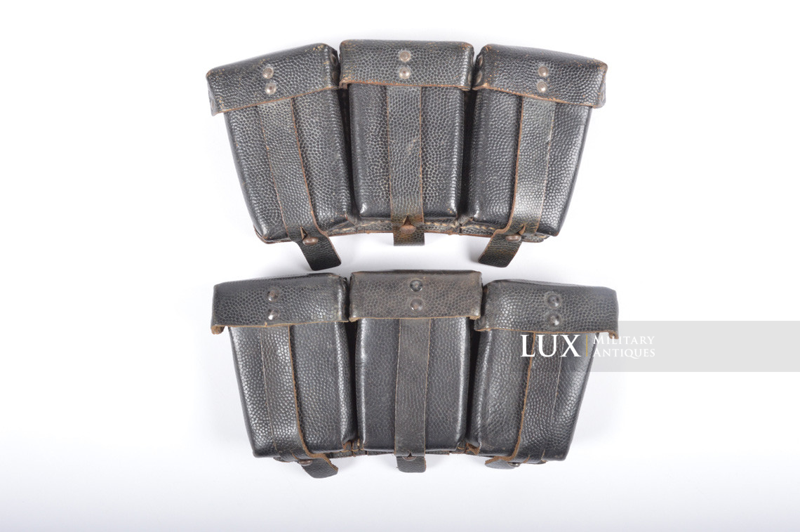Pair of late-war k98 ammunition pouches, « RBNr » - photo 4