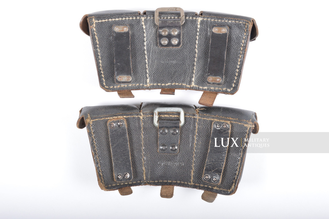 Pair of late-war k98 ammunition pouches, « RBNr » - photo 7