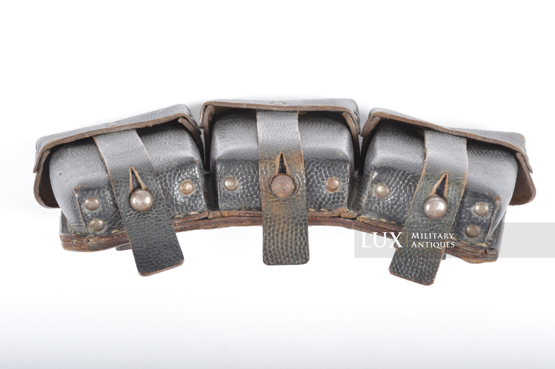 Pair of late-war k98 ammunition pouches, « RBNr » - photo 11
