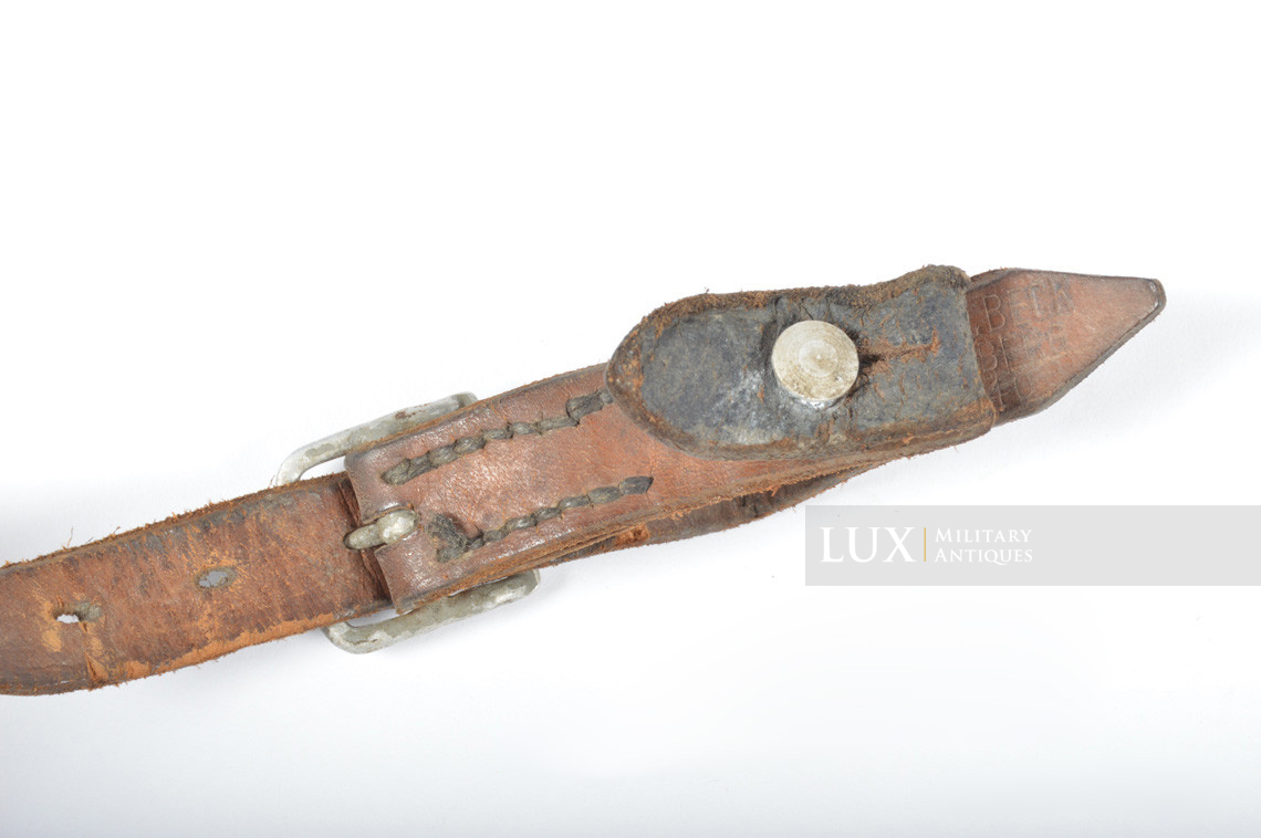 Early-war German helmet chinstrap, « LEON H. BECK 1940 » - photo 8