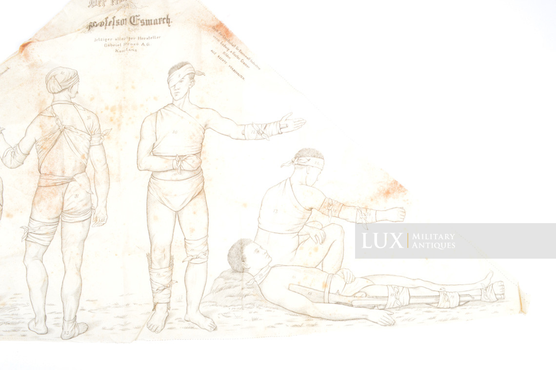 Echarpe médicale allemande WWI, « Verbandtuch » - photo 11