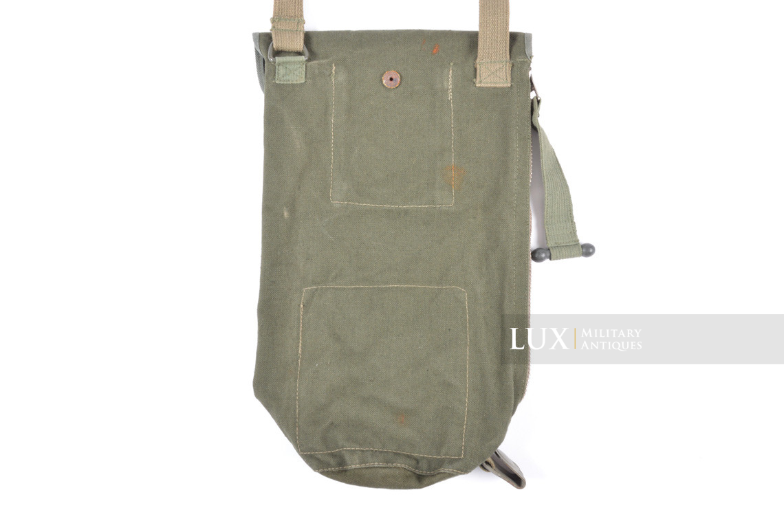 Early German paratrooper gas mask carrying bag, « AB » - photo 21