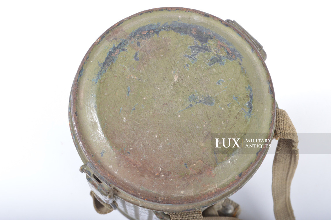 German two-tone camouflage gas mask canister, « untouched » - photo 13