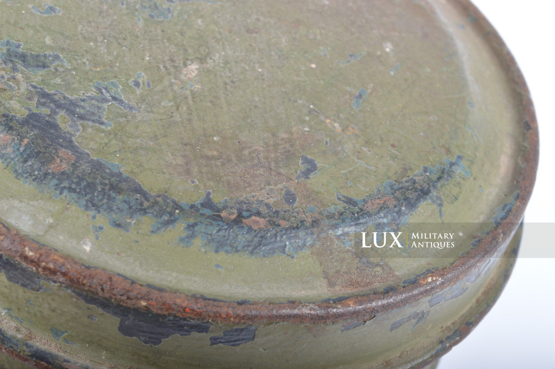 German two-tone camouflage gas mask canister, « untouched » - photo 19