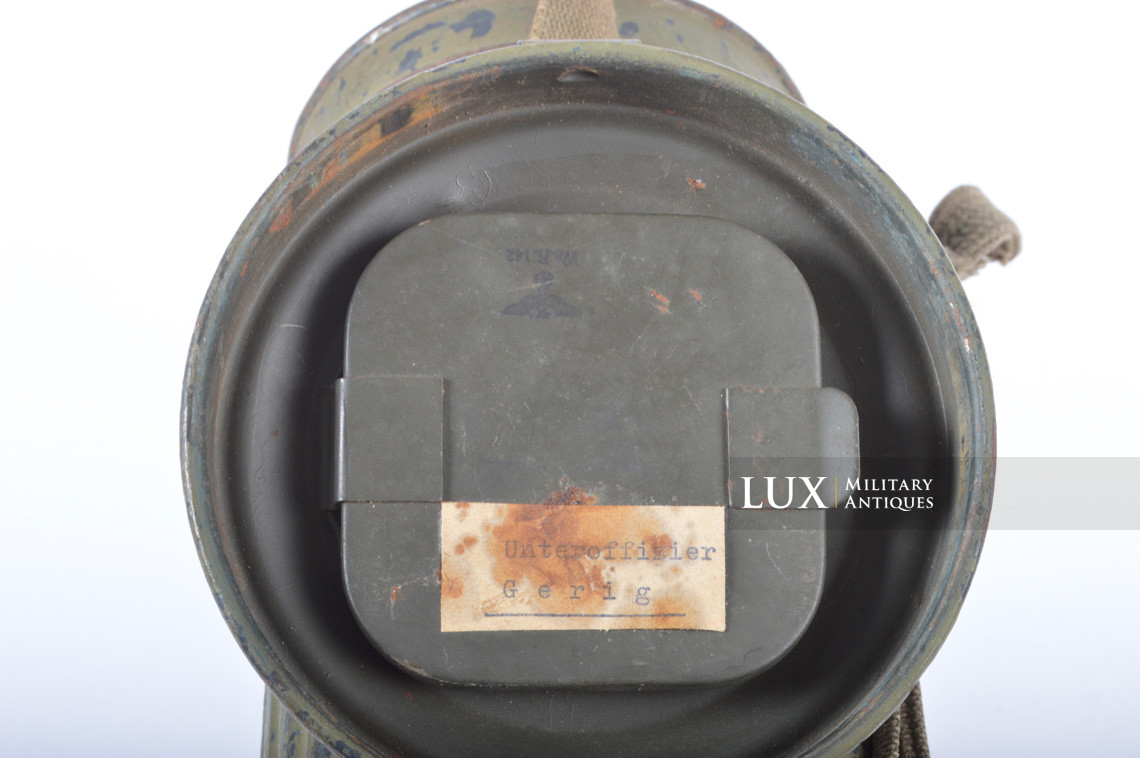 German two-tone camouflage gas mask canister, « untouched » - photo 22