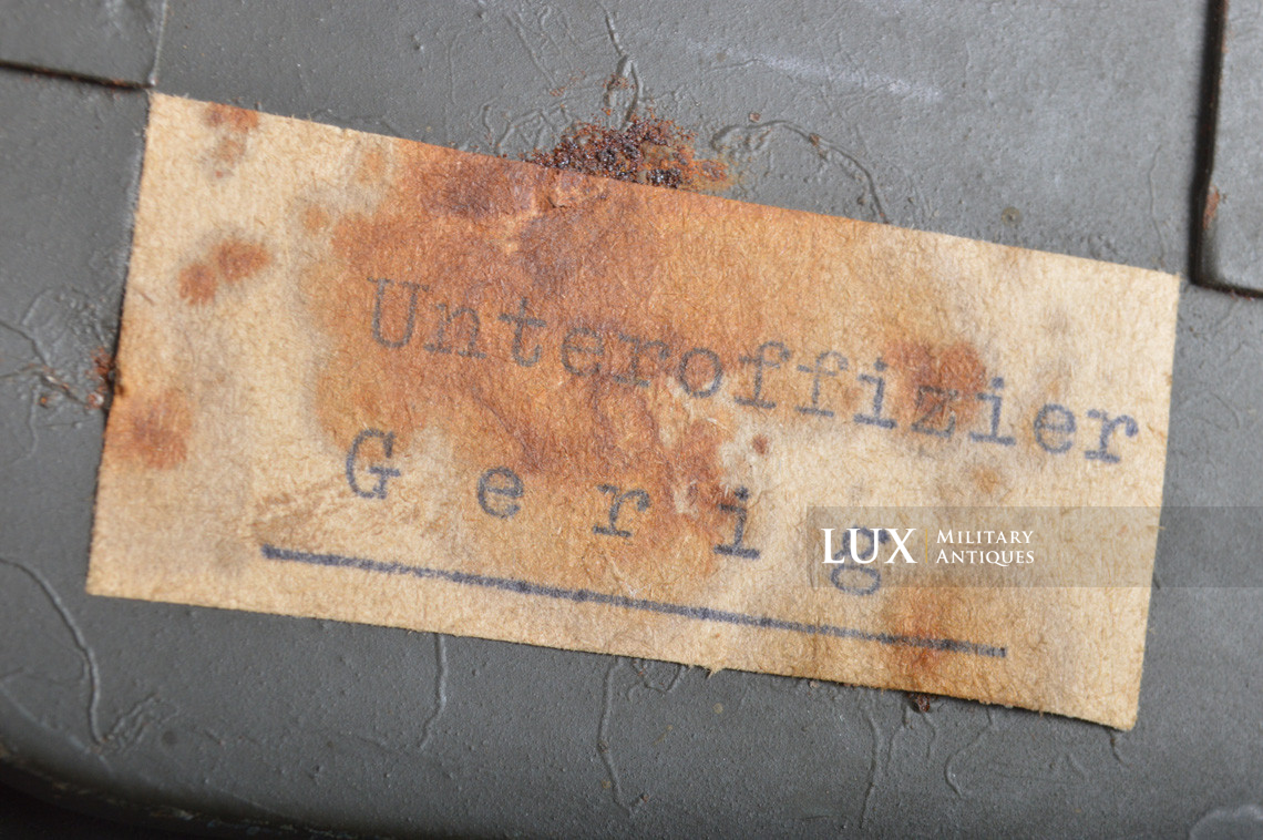 German two-tone camouflage gas mask canister, « untouched » - photo 26