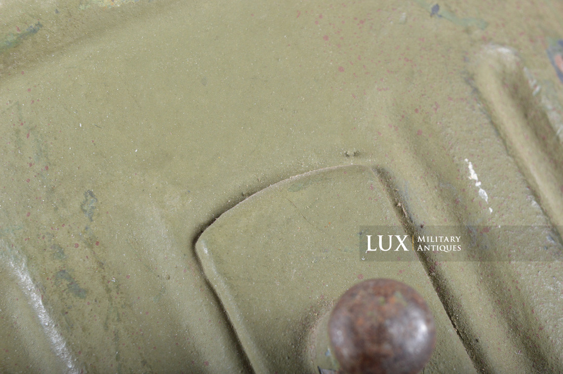 German two-tone camouflage gas mask canister, « untouched » - photo 30