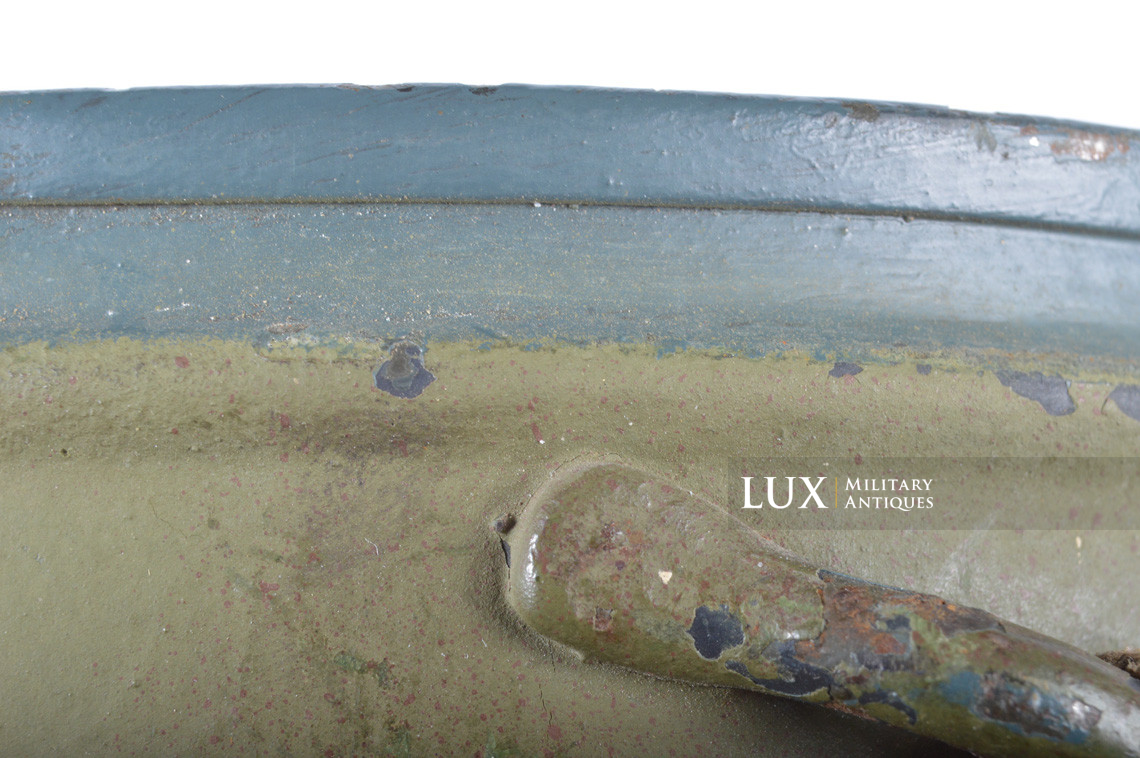 German two-tone camouflage gas mask canister, « untouched » - photo 31