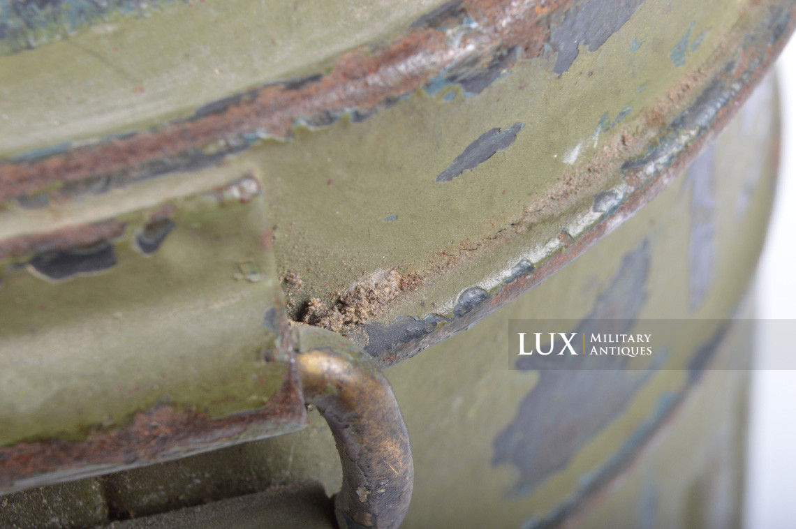 German two-tone camouflage gas mask canister, « untouched » - photo 34