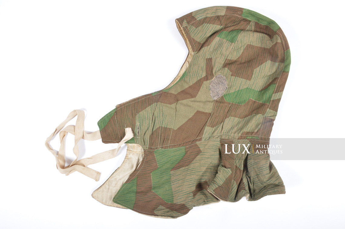 Heer/Luftwaffe splinter pattern camouflage/white reversible winter hood - photo 4