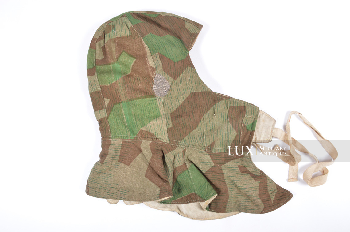 Heer/Luftwaffe splinter pattern camouflage/white reversible winter hood - photo 10