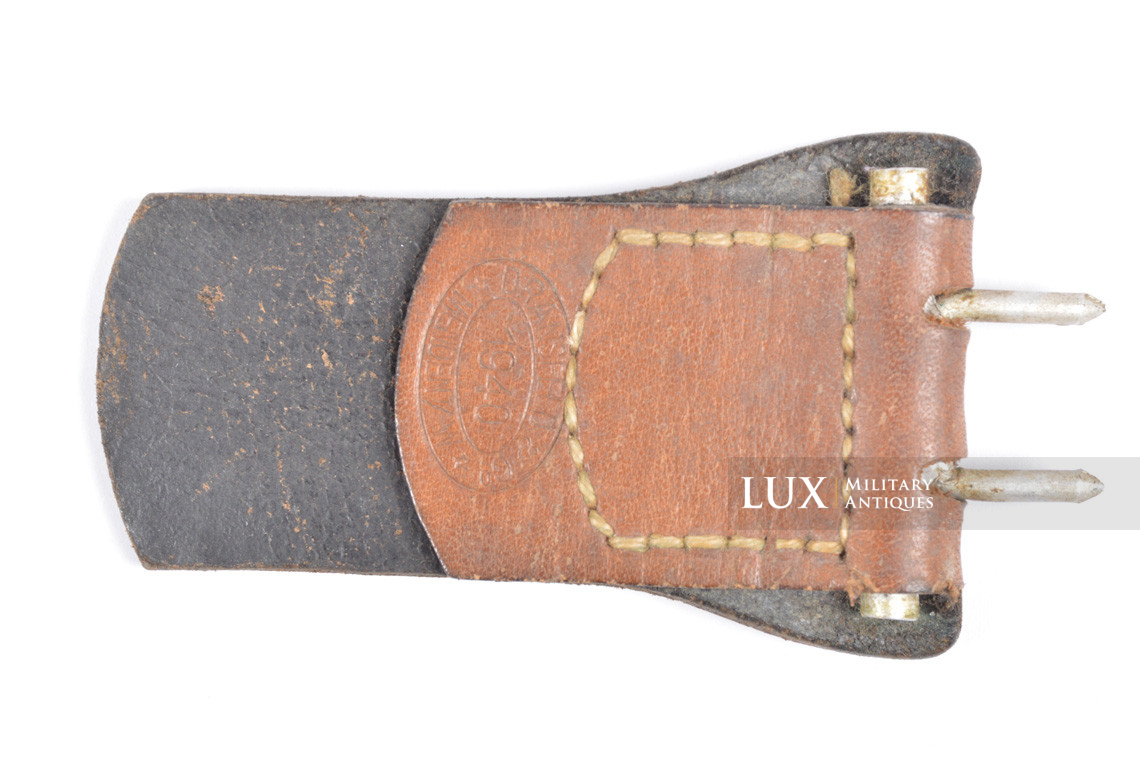 German Police belt buckle leather tab, « 1940 » - photo 4