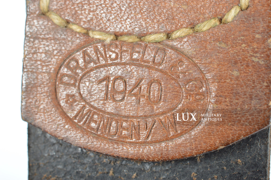 German Police belt buckle leather tab, « 1940 » - photo 9