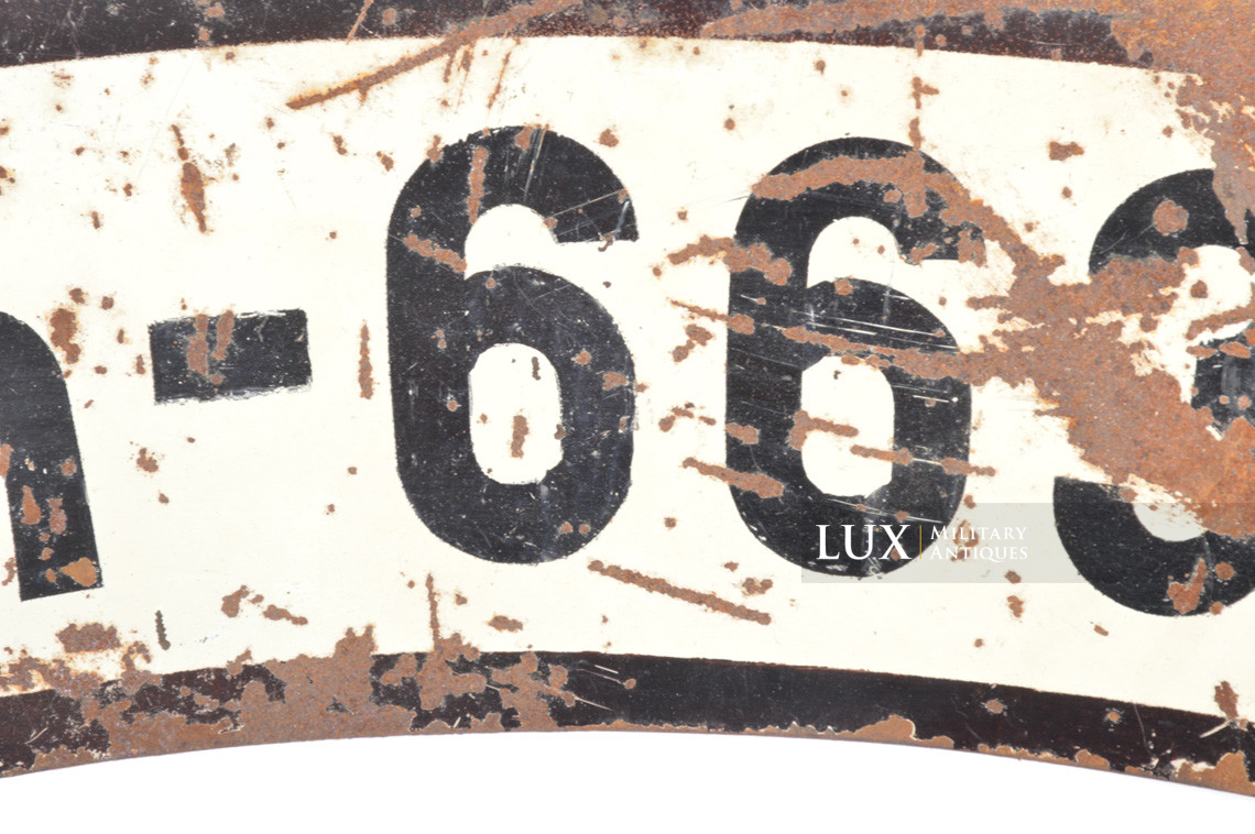 German Heer motorcycle license plate - Lux Military Antiques - photo 19