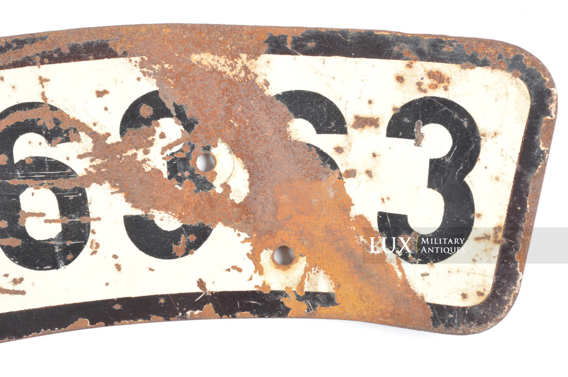 German Heer motorcycle license plate - Lux Military Antiques - photo 20