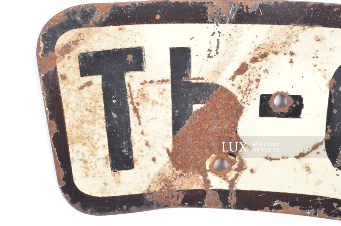 German Heer motorcycle license plate - Lux Military Antiques - photo 7