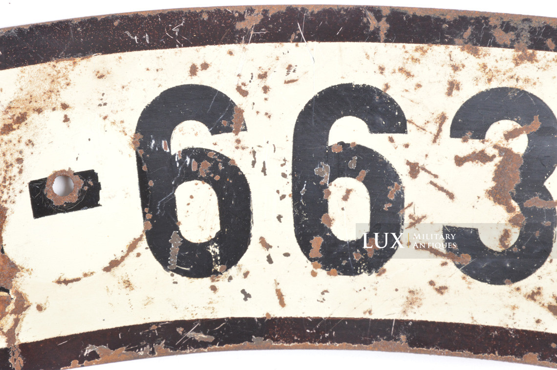 German Heer motorcycle license plate - Lux Military Antiques - photo 8