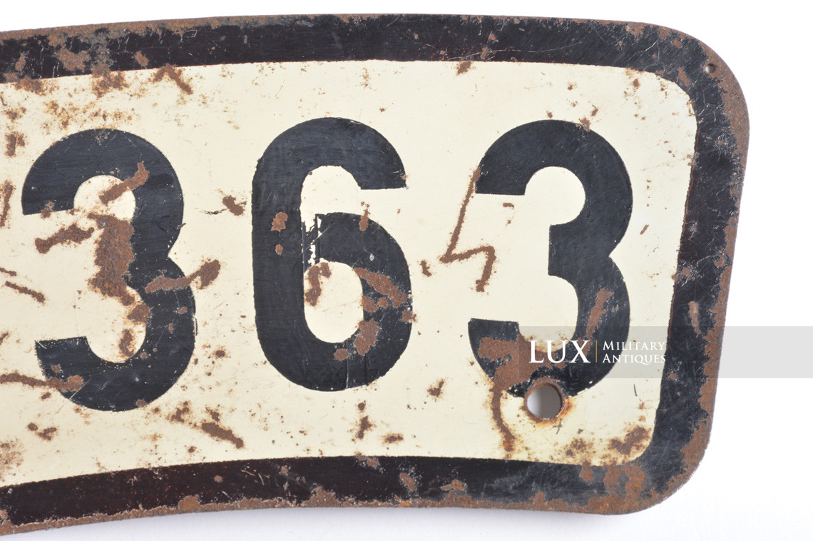 German Heer motorcycle license plate - Lux Military Antiques - photo 9