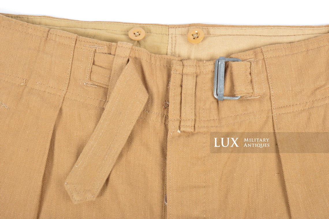 Unissued Luftwaffe tropical service trousers, « RAMCKE » - photo 12