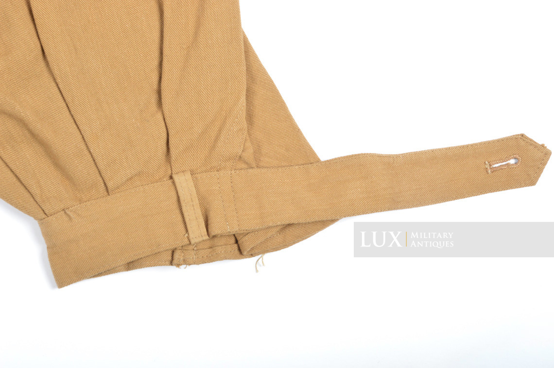 Unissued Luftwaffe tropical service trousers, « RAMCKE » - photo 15